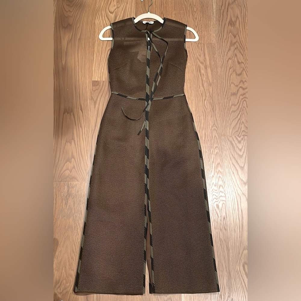 Fendi monogram mesh dress